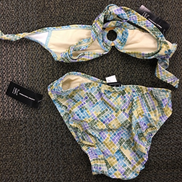 Inc International Concepts Swim Inc Matching Bikini Set Xs Nwt Poshmark